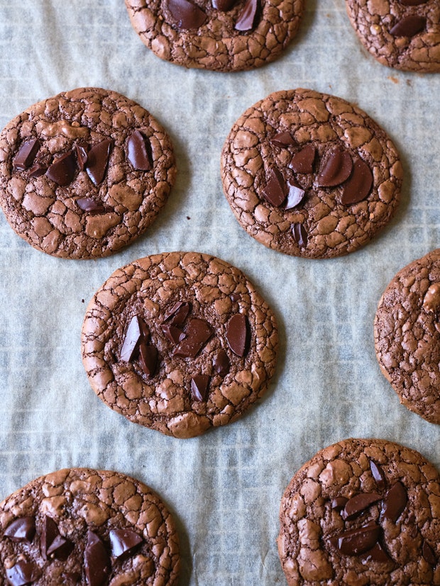 Aran Goyoaga's Chocolate Rye Crinkle Cookies
