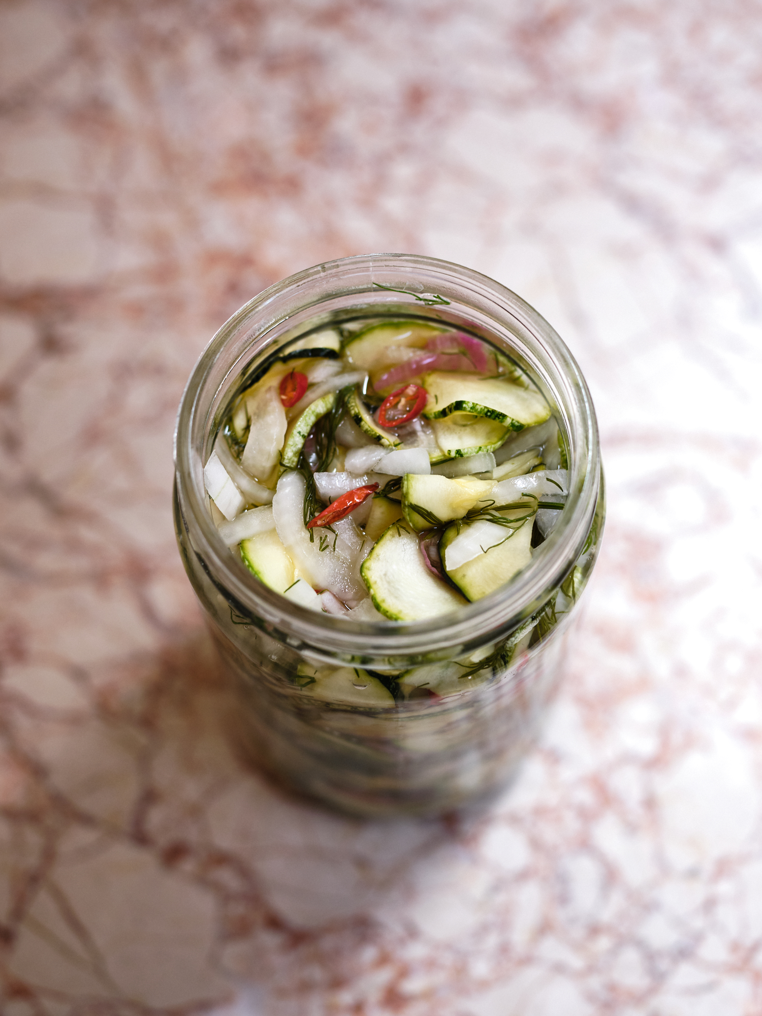 Quick Pickled Zucchini Recipe